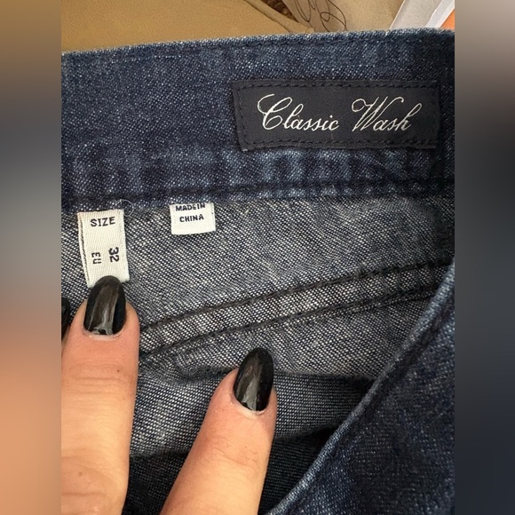 Armani jeans size 32 classic wash bootcut flare style zipper - Picture 5 of 9